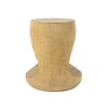 Elio 16.75" Rustic Hollow Tree-Stump MGO Accent Table, Pet-Friendly Indoor Side Table, Natural | Table d'appoint rustique Elio 16,75 pouces en MGO creuse, style souche et design animalier interieur, naturel