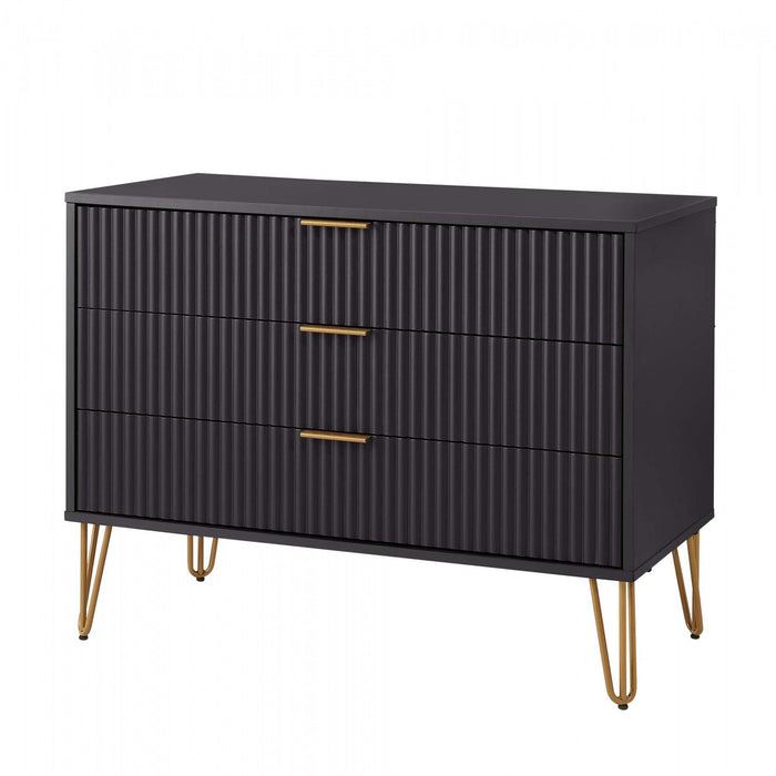 Dumbo Modern 2-Piece Dresser Set in Black