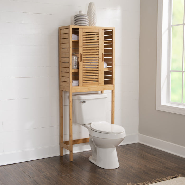 Bracken Bamboo Space-Saver Accent Cabinet - Natural