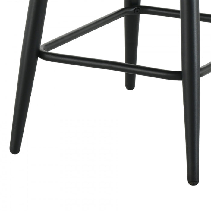 Marielle Taupe Upholstered Bar Stool (Set of 2)