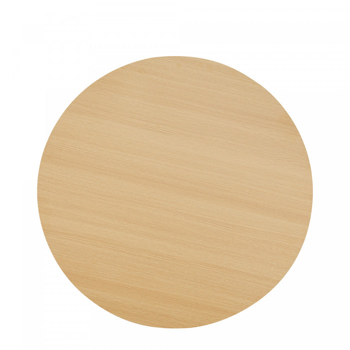 Layla Scandinavian Modern Coffee Table in Light Oak Armoire