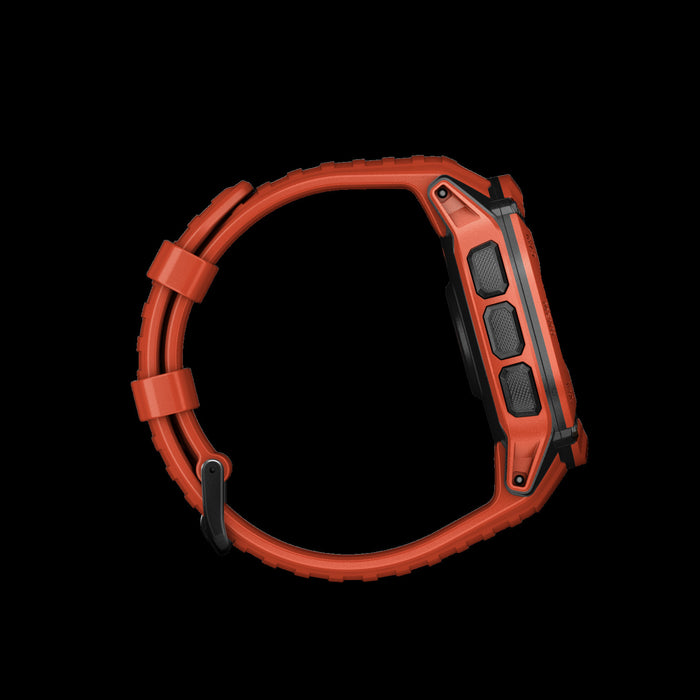 Garmin Instinct® 2x Solar Gps Smartwatch - Health & Fitness Tracking With Multi-band Gnss - Flame Red