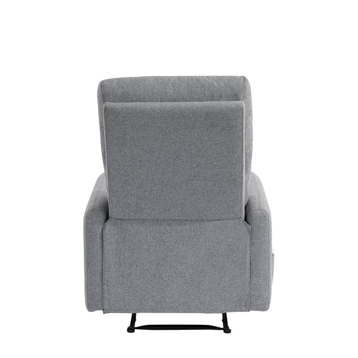 DHP Kai Linen Power Recliner Accent Chair with Massage and Heat - Dark Grey