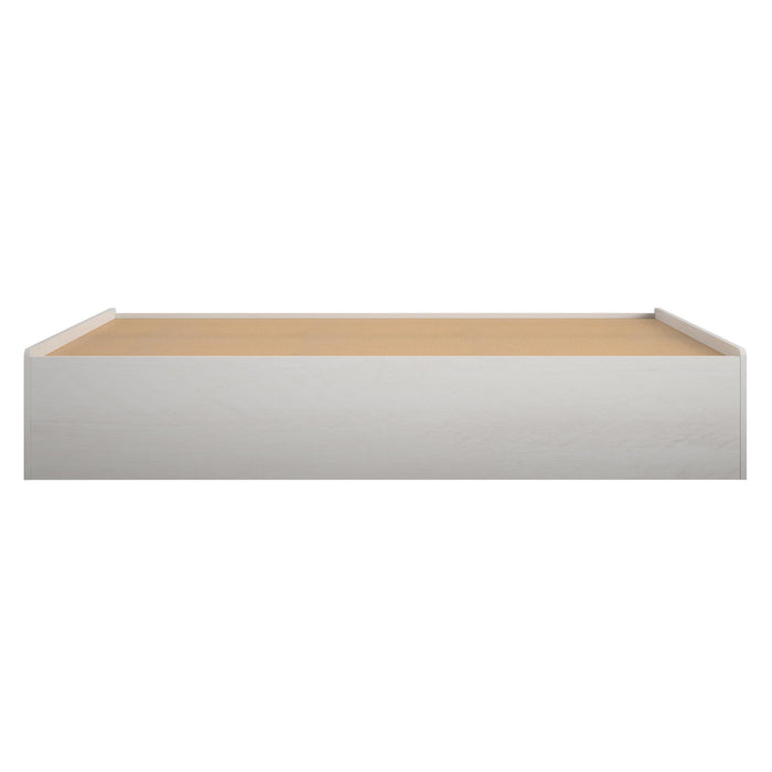 Ameriwood Home Twin Platform Bed with Drawers - Ivory Oak
