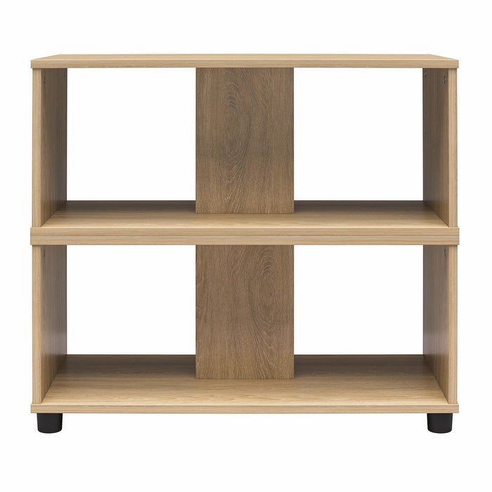 Ameriwood Home Mainstays Adjustable Side-by-Side or Stacking TV Stand for TVs up to 70\" - Natural