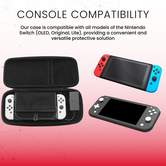 Surge Nintendo Switch OLED System Dark Grey Case