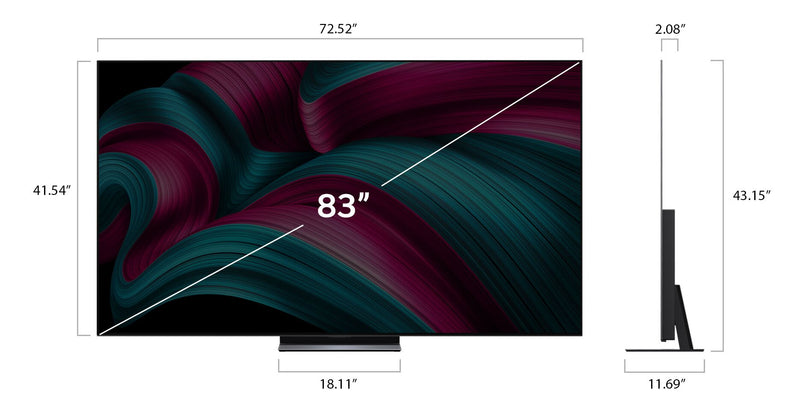 LG 83\" C5 4K OLED evo AI Smart TV
