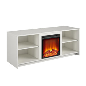 Ameriwood Home Mainstays Courtland Electric Fireplace TV Stand for TVs up to 65