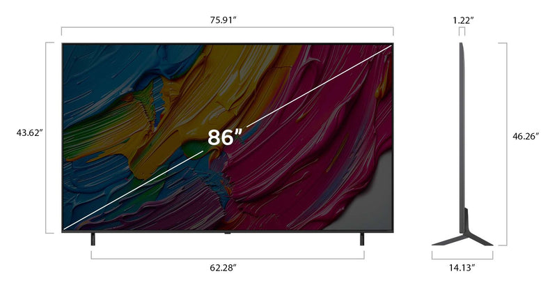 LG 86\" QNED AI QNED80 4K Smart TV (86QNED80AUA.ACC)