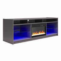 Ameriwood Home Luna Electric Fireplace TV Stand for TVs up to 65