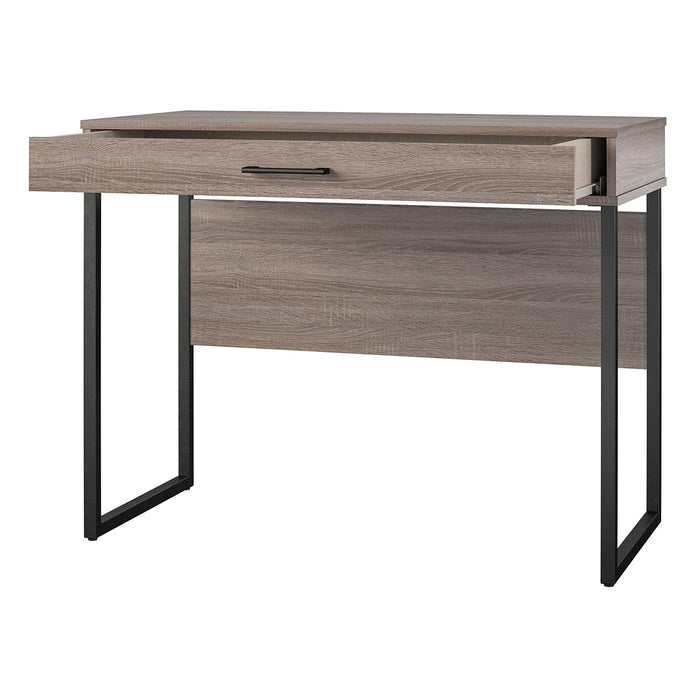 Dorel Home Mixed Material Writing Desk - Distressed Grey Oak