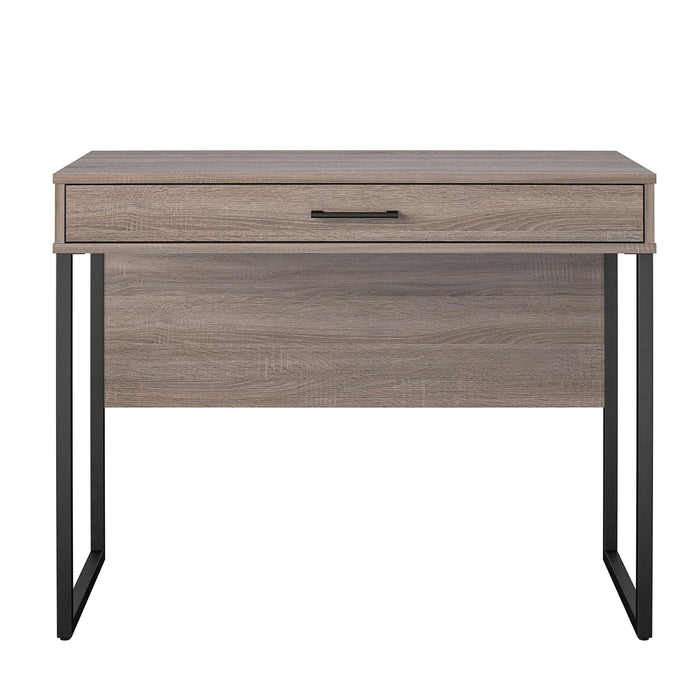 Dorel Home Mixed Material Writing Desk - Distressed Grey Oak