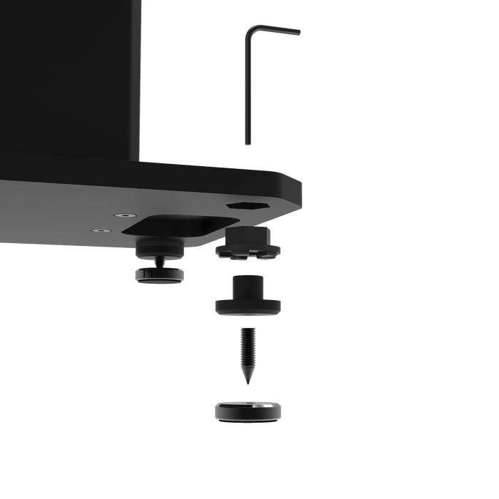 Kanto SX26 26\" Fillable Speaker Stands with Isolation Feet and Fillable Channel - Pair, Black