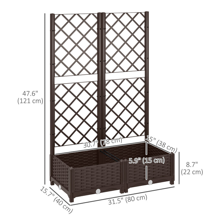 Outsunny Raised Garden Bed Set Of 5 Diy Large Steel Planters Box, Silver