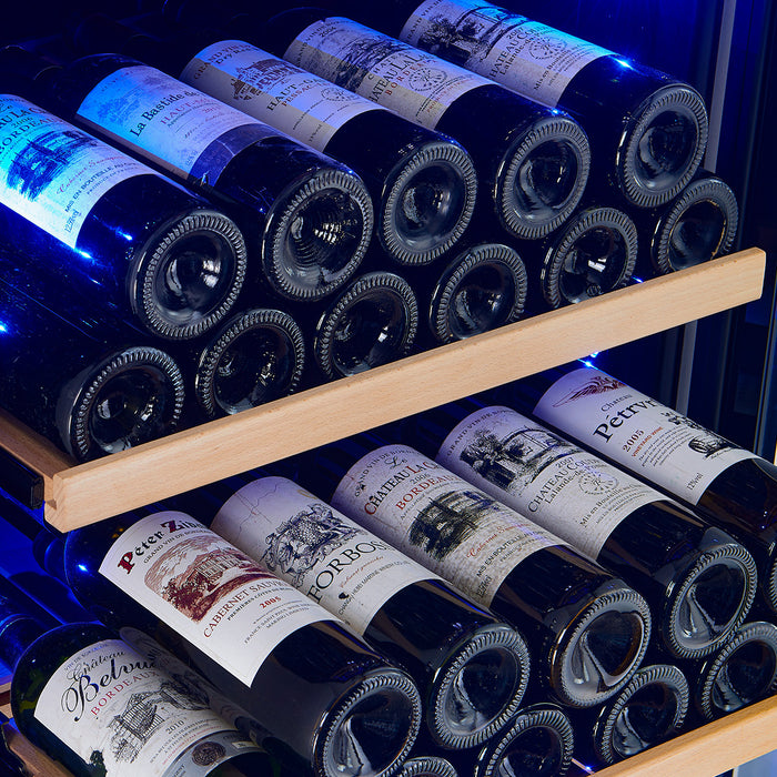 Forno Avellino 24\" Dual Zone Wine Cooler, 16 cu.ft stainless Steel- FWCDR6603-24S