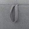 Luca 78 in. Fabric Euro Sofa Bed with Memory Foam Mattress - Grey | Luca 78 po. Canape-lit euro en tissu avec matelas mousse memoire - Gris
