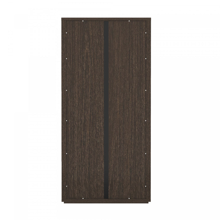 Rivington Modern 38\" Bookcase Cabinet in Walnut