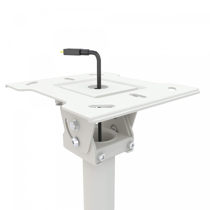 Kanto CM600 Height Adjustable Hanging Ceiling TV Mount for 40\" - 80\" TVs, White