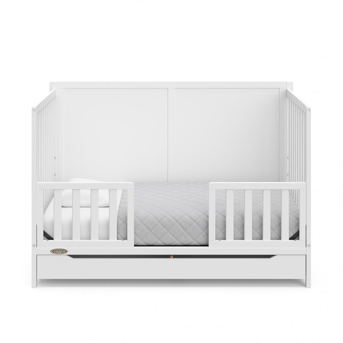 Graco Melrose 5-in-1 Convertible Crib with Drawer - White