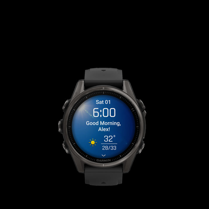 Garmin Fēnix 8 Amoled Sapphire Smartwatch 43mm - Gps, Compass, Gyroscope And Barometric Altimeter 