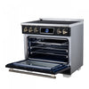Forno Maximus 36 Inch Induction Range, Black, 5.36 cu.ft. - FFSIN0968-36BLK Electric Range | Cuisiniere a induction Maximus 36 pouces, noir, 5,36 pi³ - FFSIN0968-36BLK