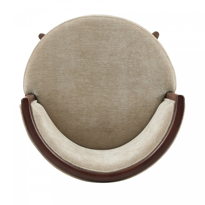 Evalyn Modern Wood Upholstered Counter Stool in Natural - Set of 3