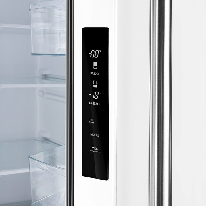 Forno Espresso Gallipoli 30-inch French Door White Refrigerator, 17.5 cu.ft. - FFFFD1974-31WHT