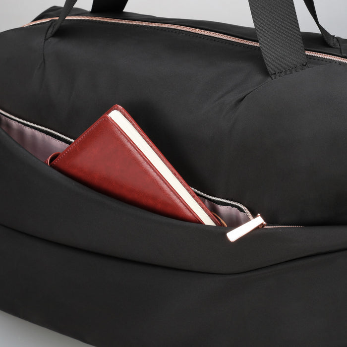 Swissdigital KATY Rose Duffel Bag – 34L, Water-Repellent, 2-Year Warranty, Eco-Friendly, Large Capacity, Travel Essential