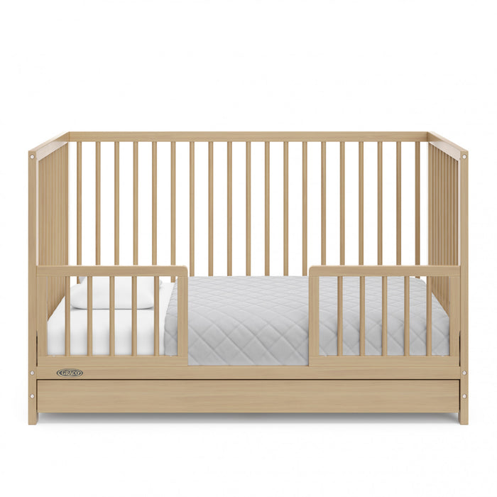 Graco Teddi 5-in-1 Convertible Crib with Drawer - Driftwood