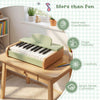 Costway 18 Keys Kids Piano Keyboard with Removable Music Stand One-key Start for Boys Girls Green