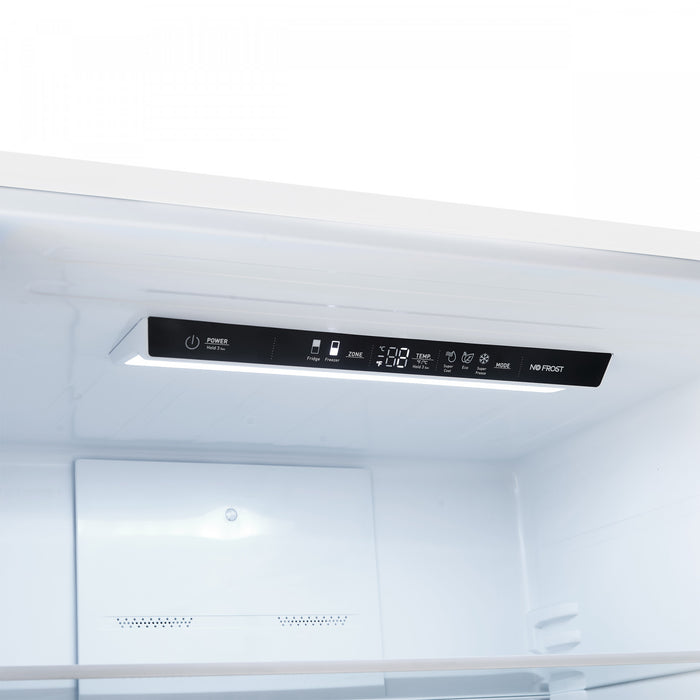 Forno Milano Espresso 31 Inch Bottom Freezer, White, 17.2 cu.ft. - FFFFD1785-31WHT