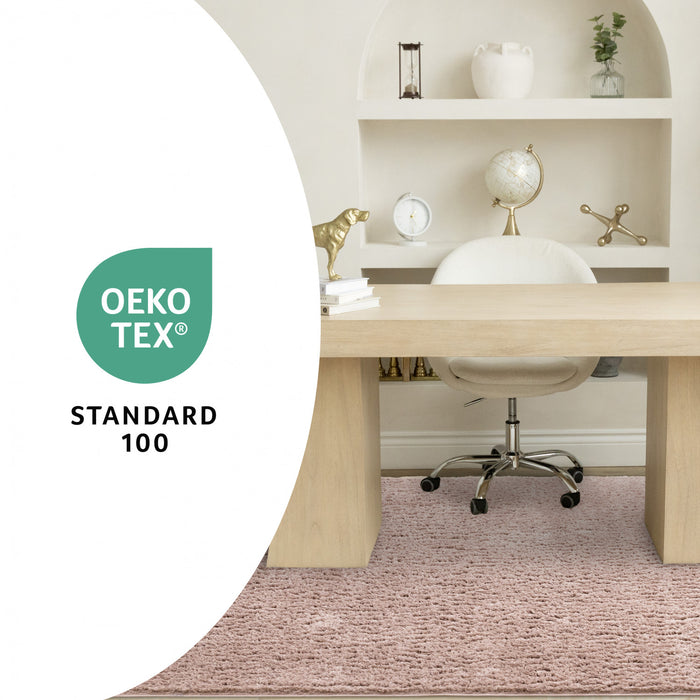 Taylor Pink Comfort Shag Rug, 7'10\" x 10'6\" Indoor Area Rug