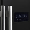 Forno Salerno 33-inch Side-by-Side Black Refrigerator, 15.6 cu.ft. - FFRBI1805-33BLK | Refrigerateur cote a cote Salerno en noire de 33 po, 15,6 pi³ - FFRBI1805-33BLK