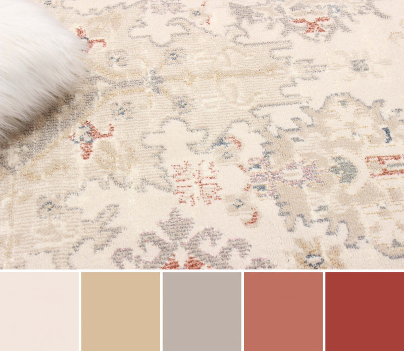 Rococo Ivory Area Rug - 8'0\" X 10'0\"  