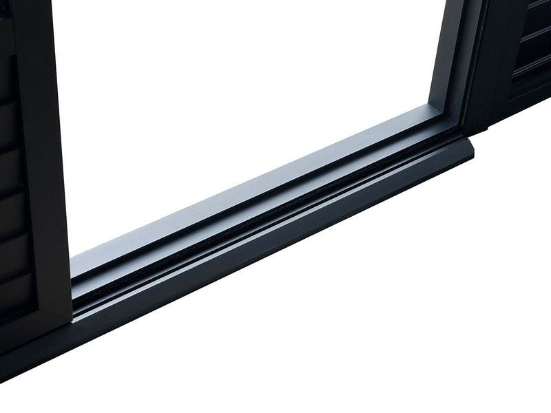Florence - Wall Mounted Solarium 8x16 Metal Roof In Black
