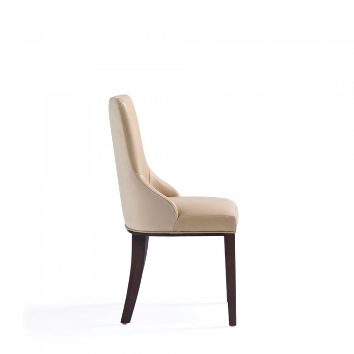 Shubert Modern 6-Piece Dining Chair Set in Tan