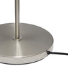 Harlan Contemporary Floor Lamp, Brushed Nickel & Silver, 57" | Harlan Lampadaire contemporain, Nickel brosse et Argent, 57 po H