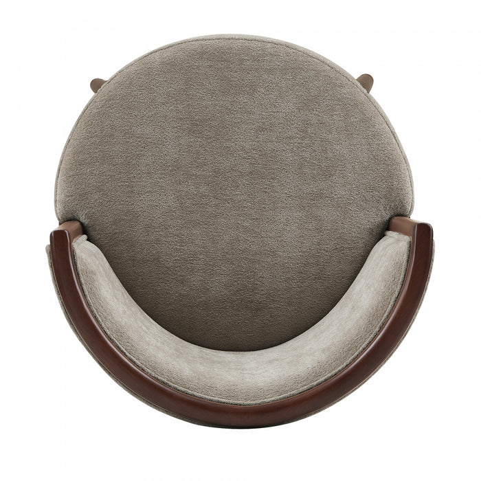 Evalyn Modern Wood Upholstered Counter Stool in Dove - Set of 3