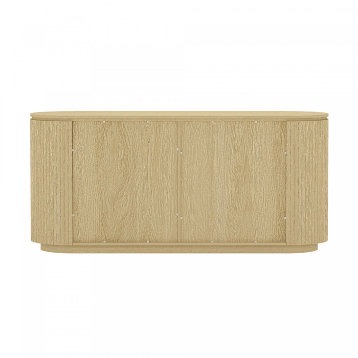 Olivia Manhattan Modern 60\" Sideboard in Natural Oak
