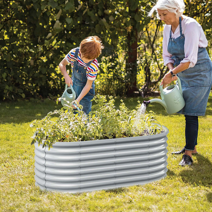 Costway Raised Garden Bed Kit Planter Raised Garden Boxes Outdoor 65\" X 32\" X 24\"