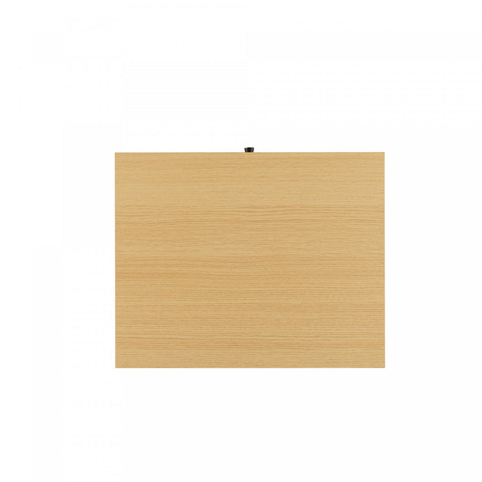 Amara Modern 20\" Nightstand in Light Oak (1-Drawer) - Set of 2