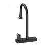 4 Function Pivoting Waterfall Pull-Down Kitchen Faucet with Power Wash, High Arc. Black-FCWRMBKD1 Laundry Combo | Robinet de cuisine cascade pivotant a 4 fonctions, mode de nettoyage puissant, grand col. Noir-FCWRMBKD1
