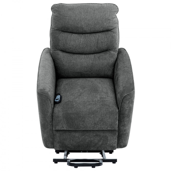 Sawyer 30 in. Upholstered Power Lift Recliner Chair - Grey