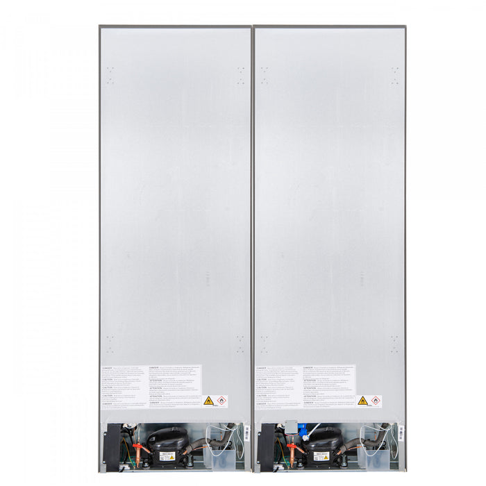 Forno Custodia 48\" Bottom Freezer combo, 20.6 cu.ft., Ice Maker, Total No frost, Stainless - FFFFD1766-48S Refrigerator