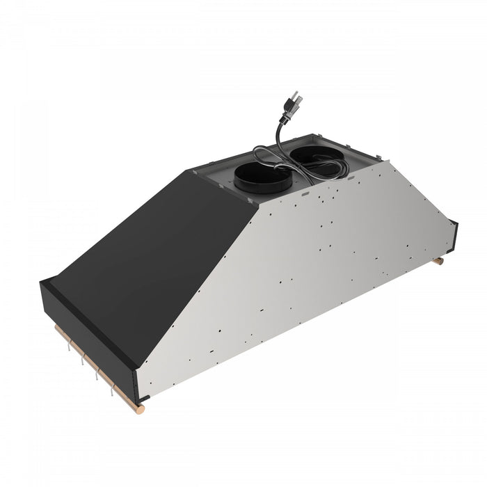 Forno Venezia 48 Inch Wall-Mounted Range Hood, Black-FRHWM5503-48BLK