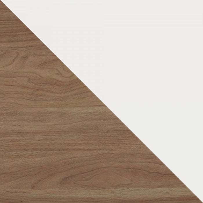 Abbey Modern 67\" Sideboard in Maple and Off White