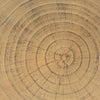 Elio 16.75" Rustic Hollow Tree-Stump MGO Accent Table, Pet-Friendly Indoor Side Table, Natural | Table d'appoint rustique Elio 16,75 pouces en MGO creuse, style souche et design animalier interieur, naturel
