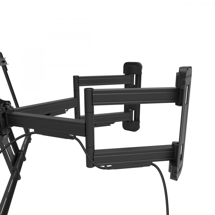 Kanto PDC650 Full Motion Corner TV Mount for 37\" - 70\" TVs, Compatible with Inner and Outer Corners, Black