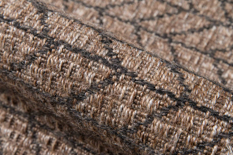 Linden Contemporary 2'0\" x 10'0\" Runner Rug in Brown Indoor Area Rug