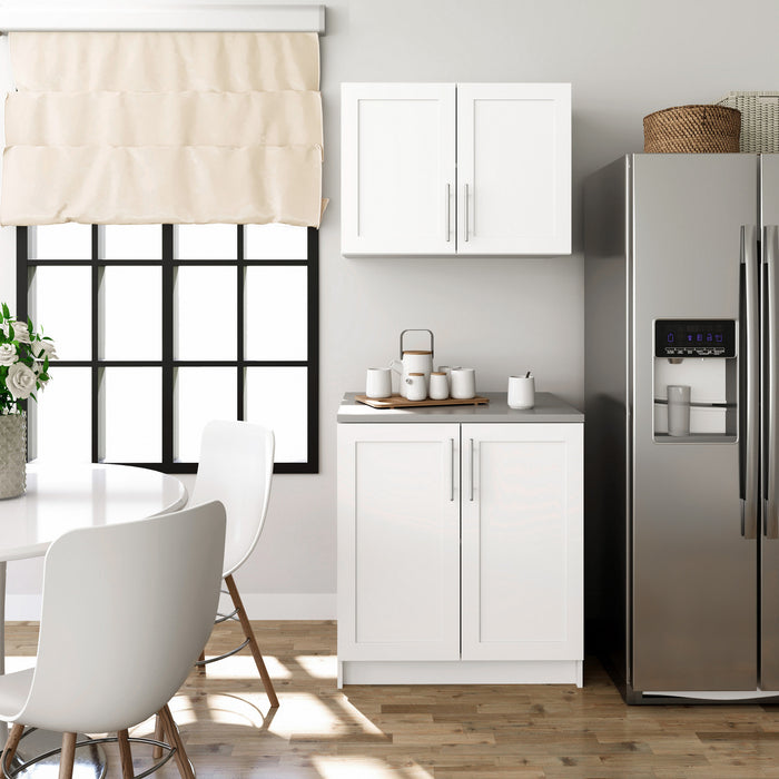 Prepac Elite 32\" Stackable Wall Storage Cabinet - White
